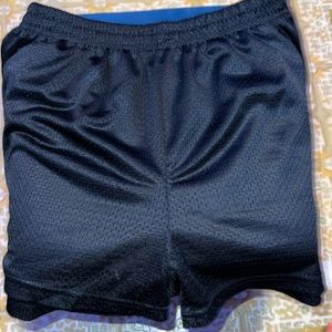 Black basketball shorts